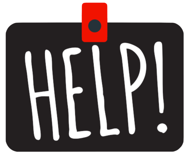 Badge Help pour l'appli Popmoms